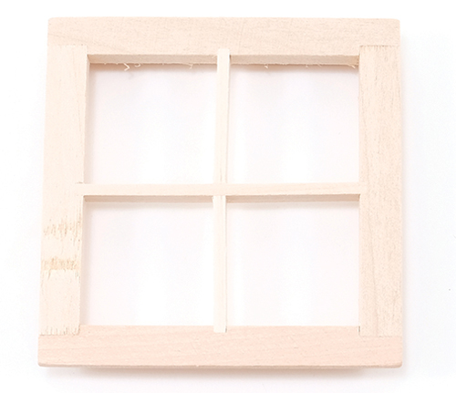 Dollhouse Miniature 4-Light Window, 2/Pk